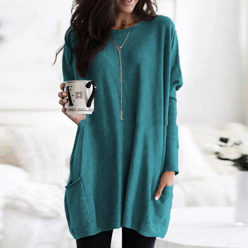 AUSSIE |Long Sleeve Tunic with Pockets