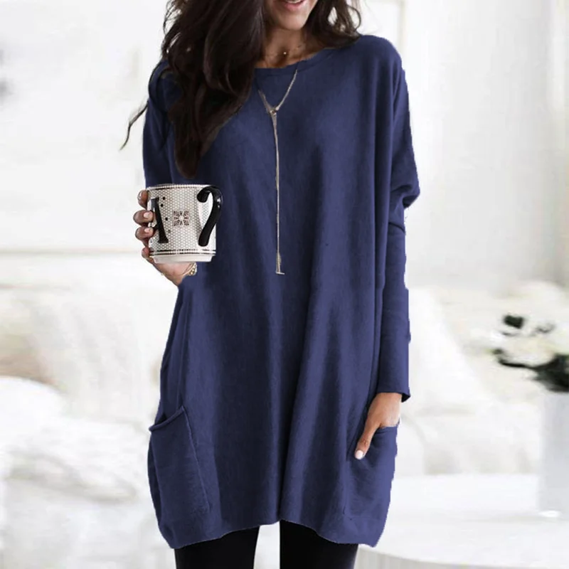 AUSSIE |Long Sleeve Tunic with Pockets