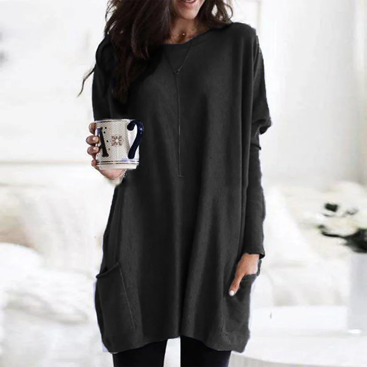 AUSSIE |Long Sleeve Tunic with Pockets