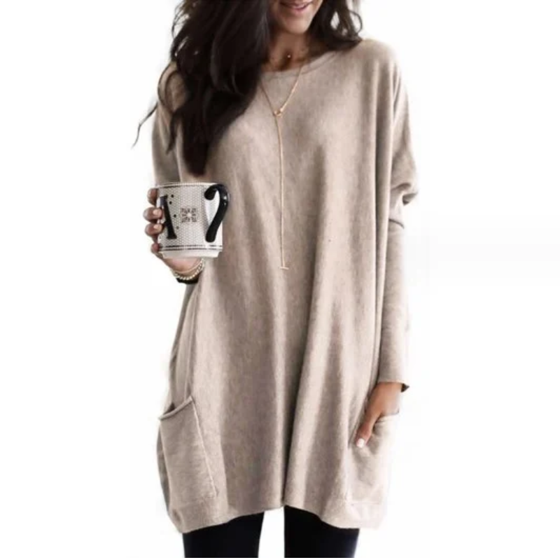 AUSSIE |Long Sleeve Tunic with Pockets