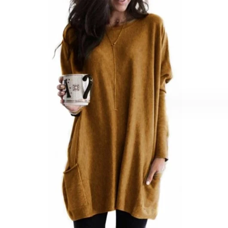 AUSSIE |Long Sleeve Tunic with Pockets