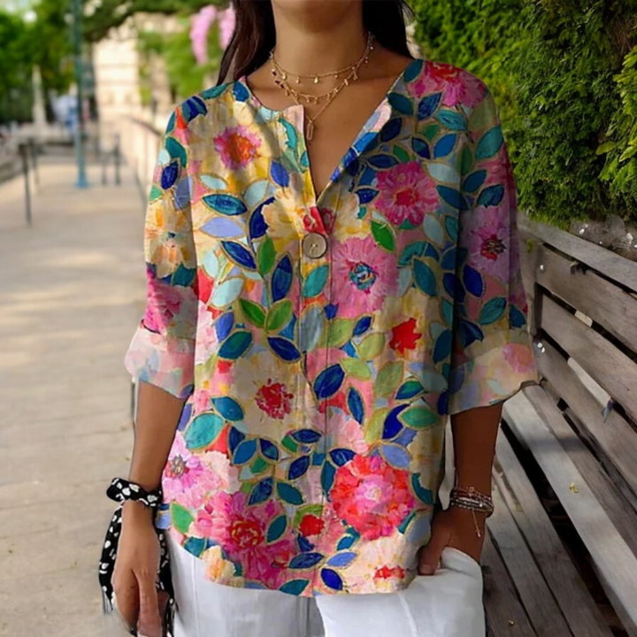 AUSSIE | Blouse with Floral Print