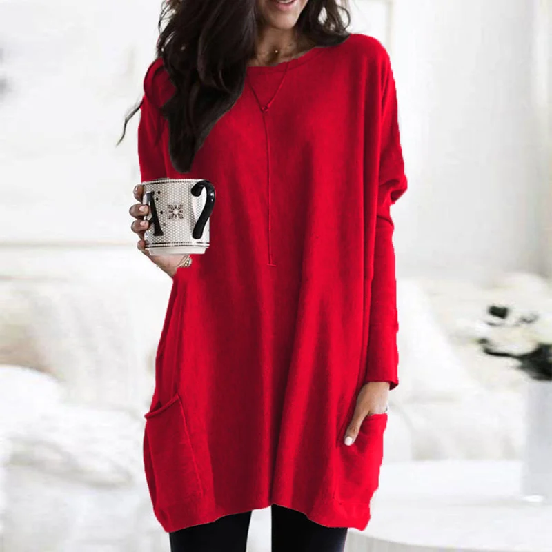 AUSSIE |Long Sleeve Tunic with Pockets