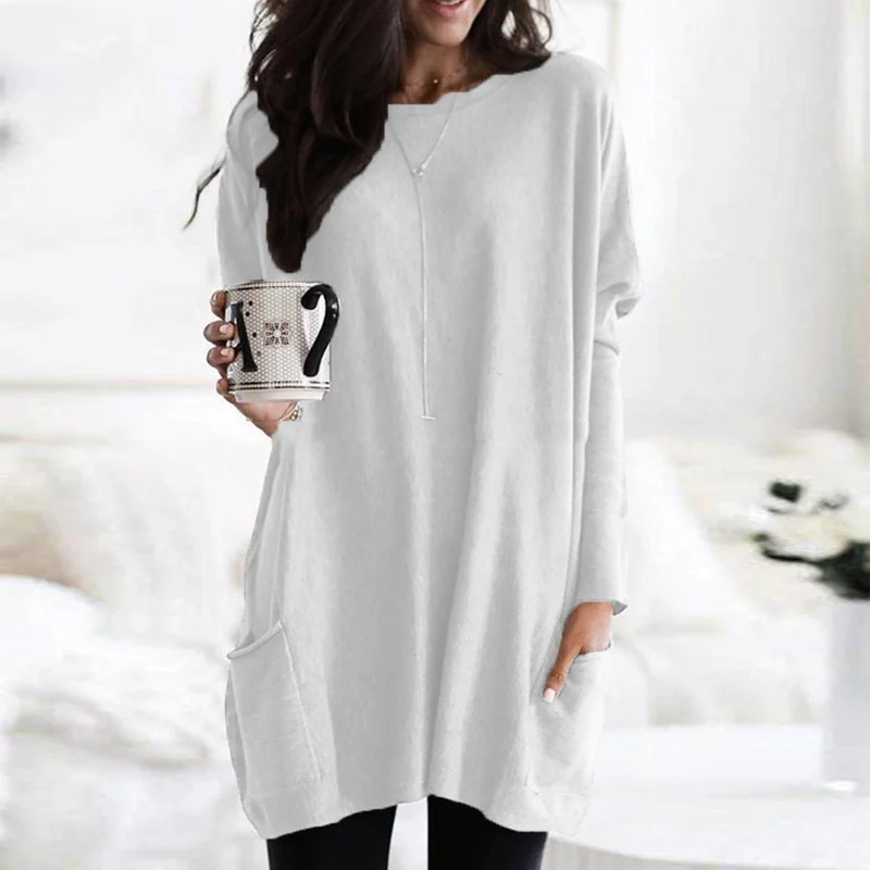 AUSSIE |Long Sleeve Tunic with Pockets