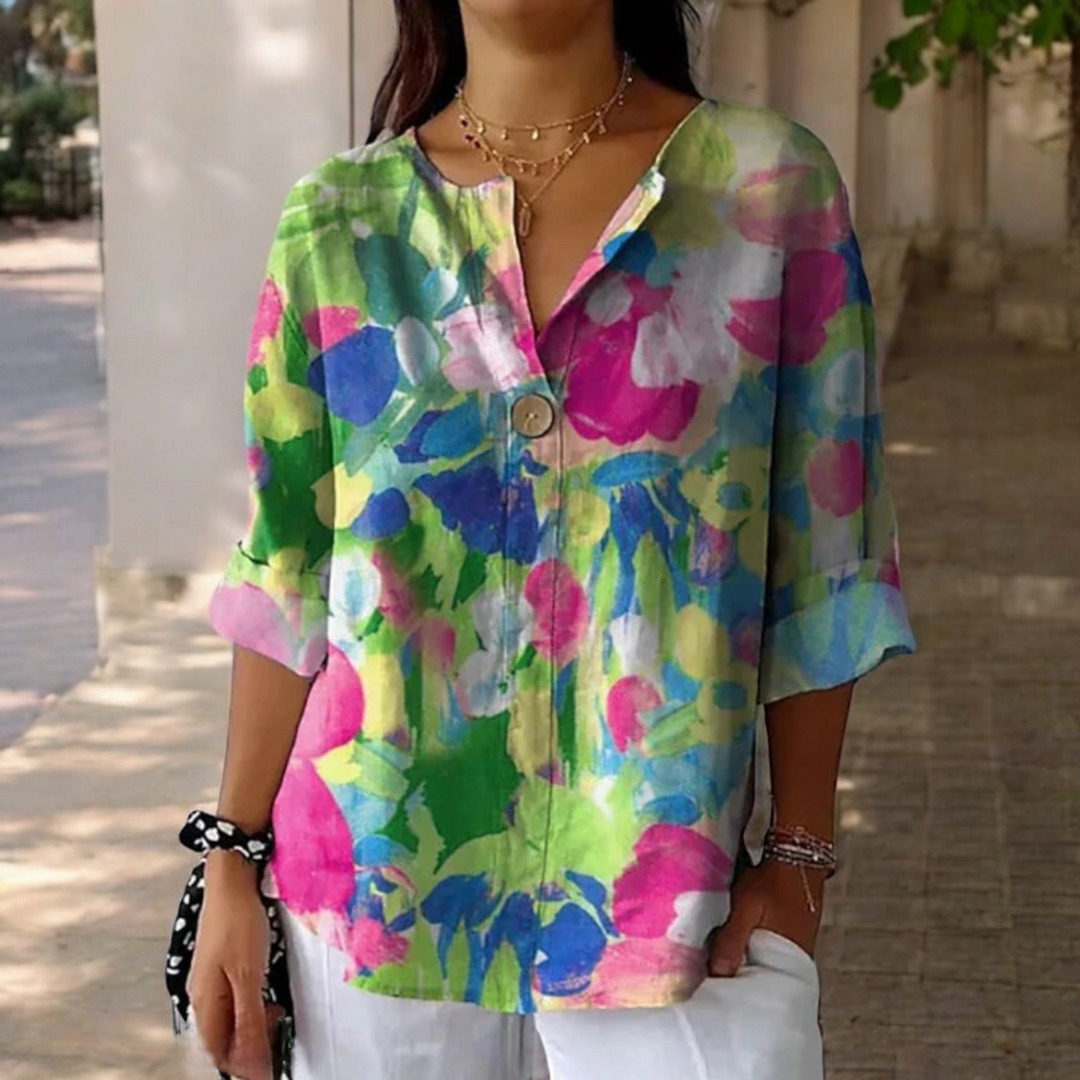 AUSSIE | Blouse with Floral Print