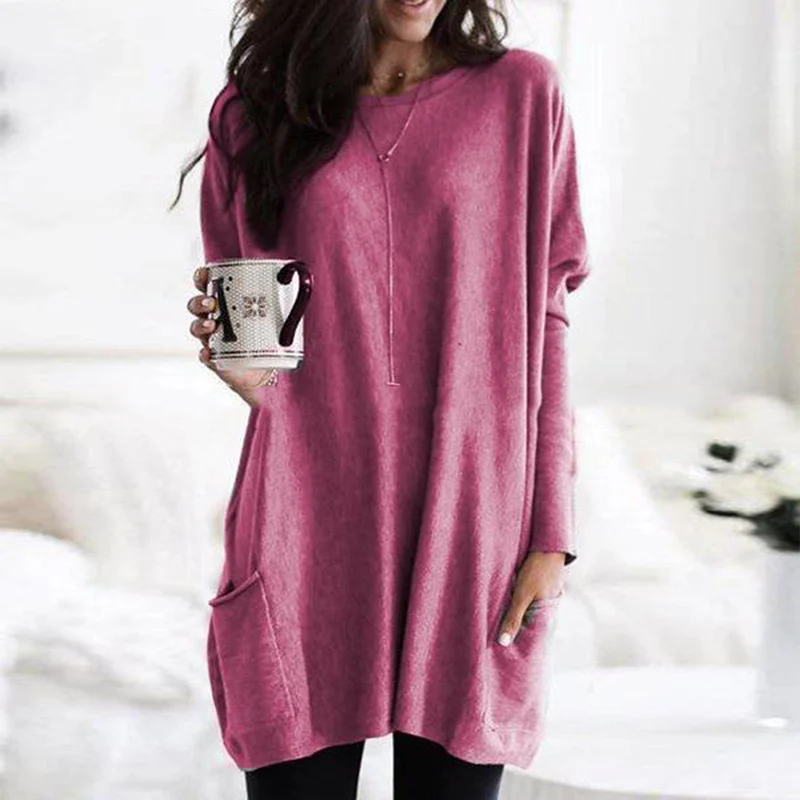 AUSSIE |Long Sleeve Tunic with Pockets