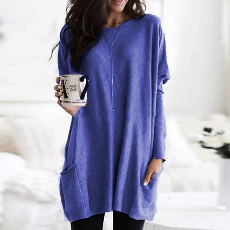 AUSSIE |Long Sleeve Tunic with Pockets