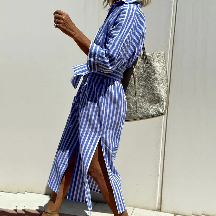 Sophie™ - Striped Shirt Dress