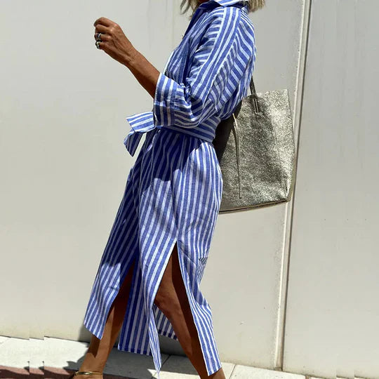 AUSSIE | Striped Shirt Dress