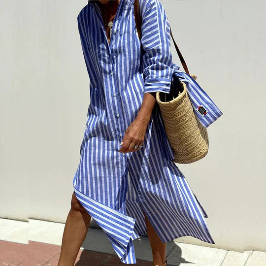 AUSSIE | Striped Shirt Dress