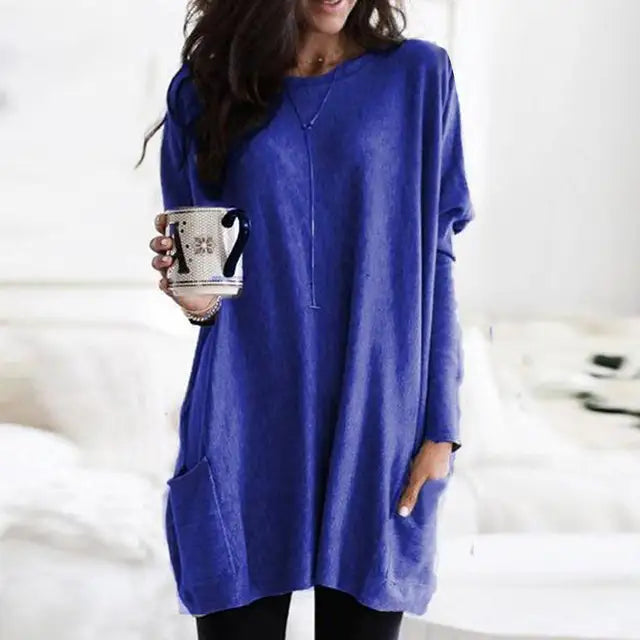 AUSSIE |Long Sleeve Tunic with Pockets