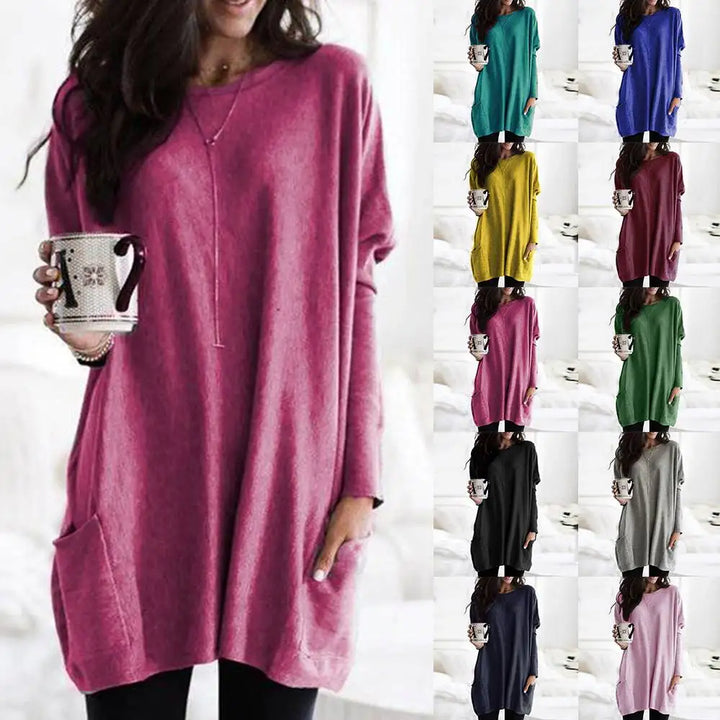 AUSSIE |Long Sleeve Tunic with Pockets